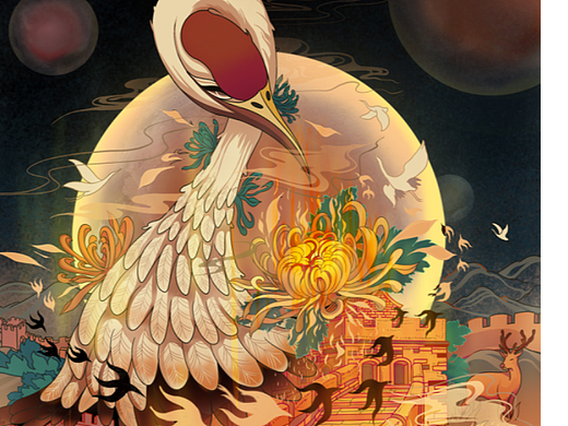 国风插画创作
