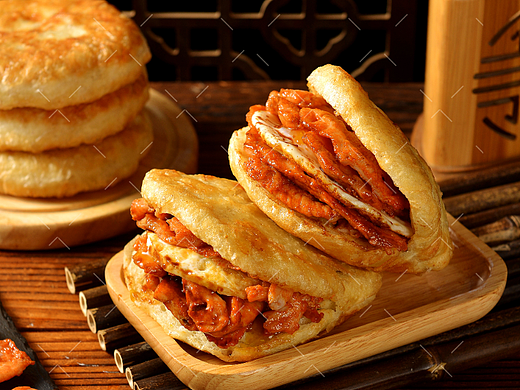 酥饼加鸡肉|美食摄影|餐饮摄影|外卖拍摄×郑州密斯杨
