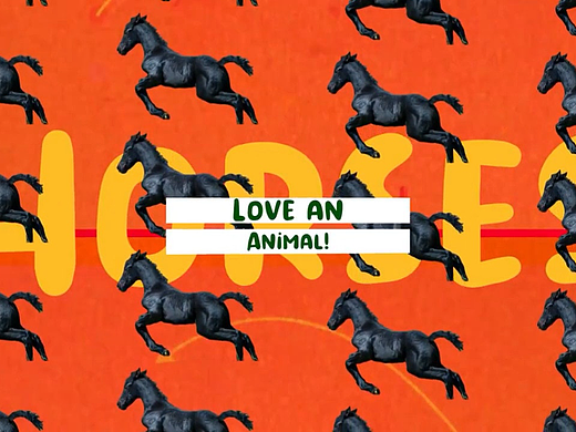 PR模板 | 可爱动物展示创意动画元素彩色标题素材