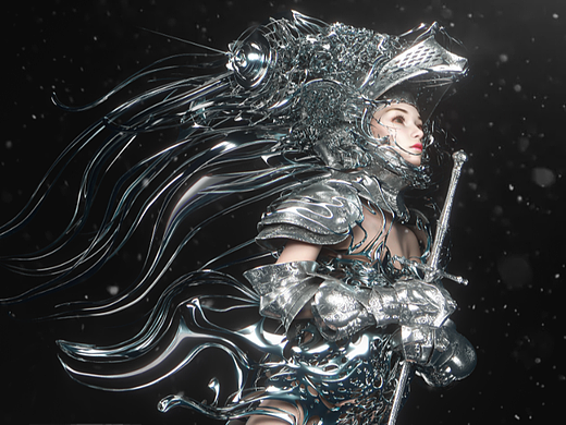 detailed intricate ornate filigree armor