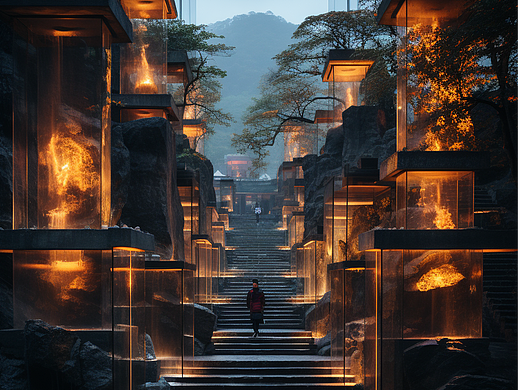 建筑 — AI绘画