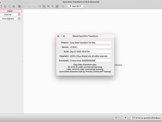 EasyDataTransform mac (转换Excel和CSV文件)