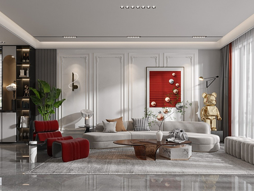 简欧客餐厅厨房（个人主页-ZNjAyMDI4MjQ=） - 家装设计 - 站酷设计师崔晓月原创素材 - 站酷ZCOOL