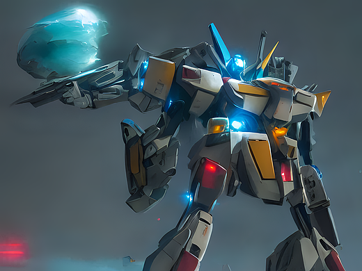 #AI創(chuàng)作實(shí)驗(yàn)室#三體，高達(dá)，變形金剛（個(gè)人主頁-ZNjI5NTE1Mjg=） - AI作品 - 站酷設(shè)計(jì)師S_ONG原創(chuàng)素材 - 站酷ZCOOL