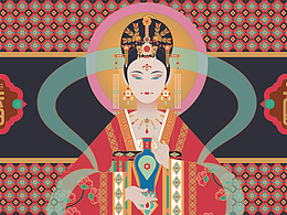 古风美人酒类（高端礼盒）与文创设计