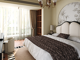 法式復古風臥室