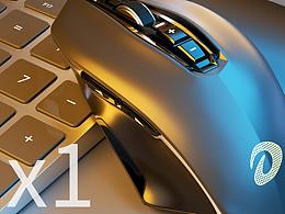 电商详情页c4d-鼠标-新视觉