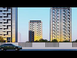 現(xiàn)代住宅區(qū)-建筑動畫