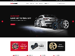 海外独立站首页设计-汽车配件