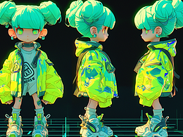 Midjourney生成IP三视图