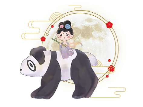 插画课结课作业《华灯初上》动态长卷