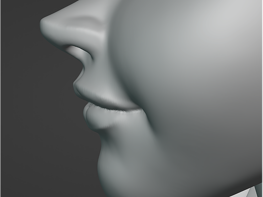 风格化双马尾女生肖像