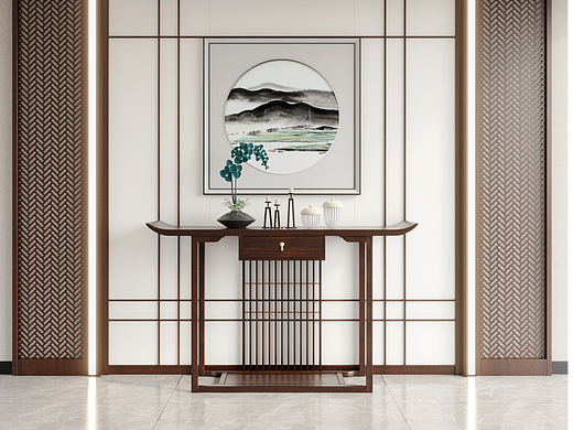 SA-家具设计工作室】-玄关场景表现-客户案例2