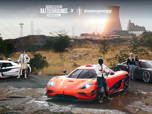 PUBGM × Koenigsegg｜与 One1 一同飙车！