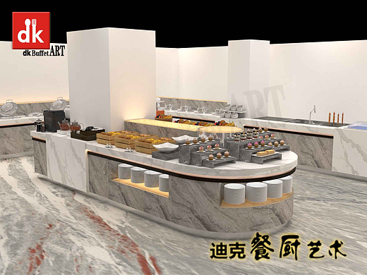 移动布菲台制作 企业员工食堂自助餐台 保温台工厂制作