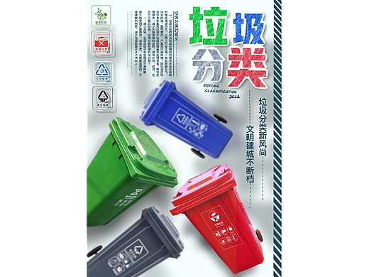 垃圾分类-海报模板