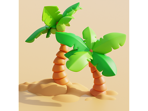 作品五——椰子树