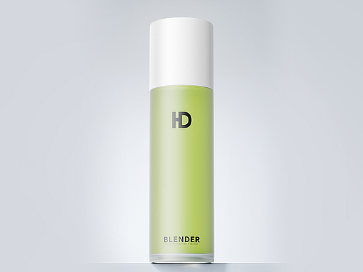 【产品渲染】-化妆品玻璃瓶