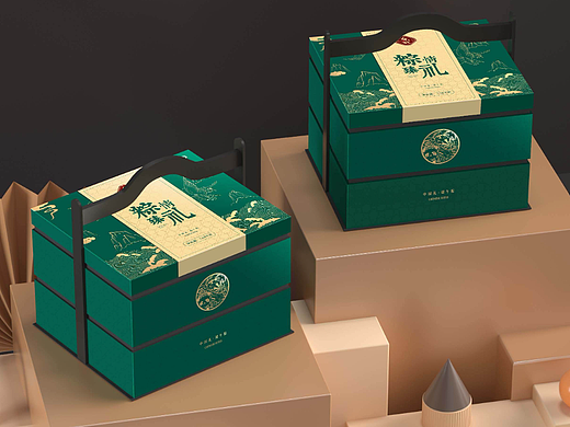 巨灵设计 x 颐瑞华诚 | 熊猫形象端午粽子礼盒