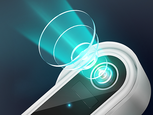 亚马逊 智能家居门铃摄像头-白色英文