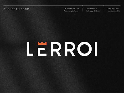 服装品牌Logo设计《LERROI》