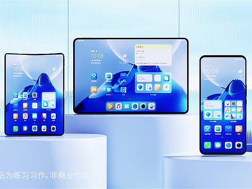 《HONOR Magic UI 60 Video》荣耀三维广告设计