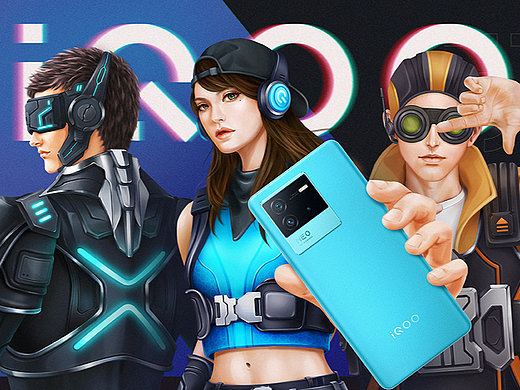 IQOO Neo6人物插画