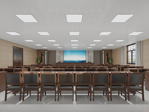 办公空间效果图