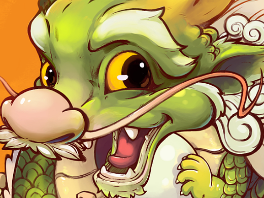 萌版四大神兽-青龙/白虎/朱雀/玄武