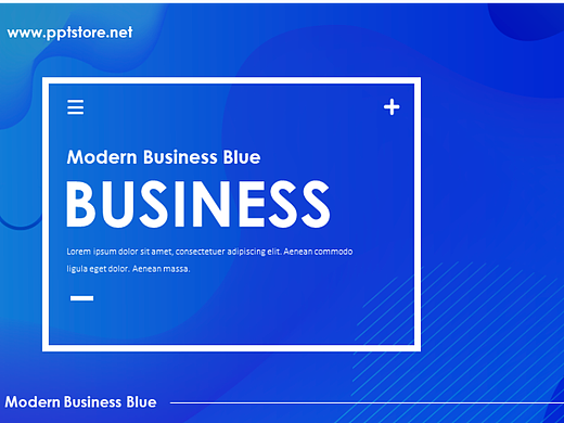 【耀你好看】克莱因蓝现代极简商务时尚PPT10