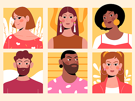 由然矢量商务插画