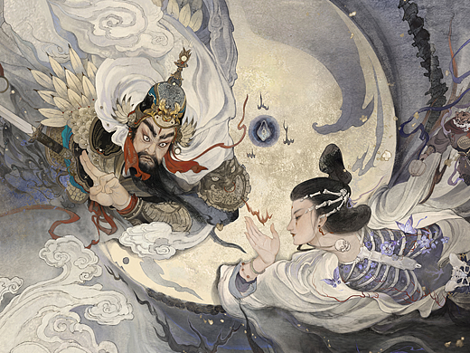 「仙魔大战-屠神宴」 大话西游世界观绘卷第五章节（个人主页-ZNjUzMDUzNTI=） - 艺术插画 - 站酷设计师拙砚ADyio原创素材 - 站酷ZCOOL