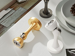 C4D建模門吸的一些簡單場景搭建