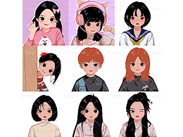 卡通头像创作