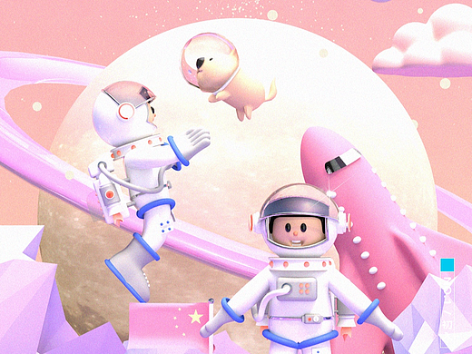 宇航员CHENWAY|IP形象&三维设计