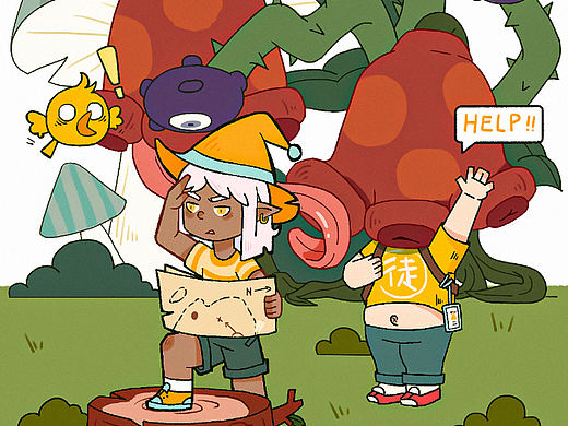 插画海报 | 森林奇遇记