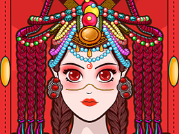 潮流插畫-寶藏女孩