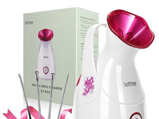 跨境电商 亚马逊产品主图设计案例-蒸脸器拍照设计