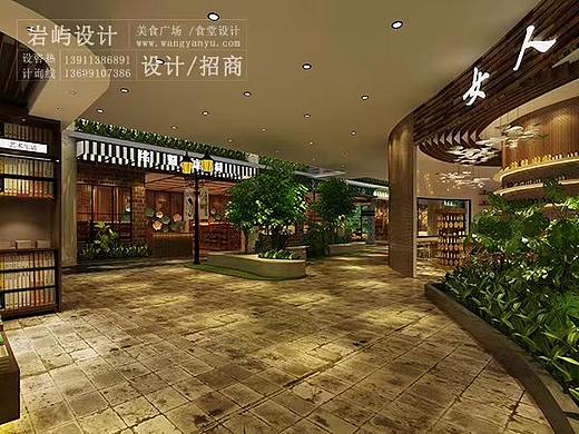 我们做的美食主题街区商业的特点