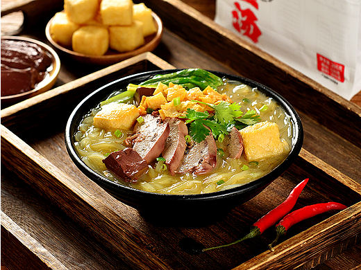 鸭血粉丝汤|美食摄影|电商摄影|速食拍摄×郑州密斯杨