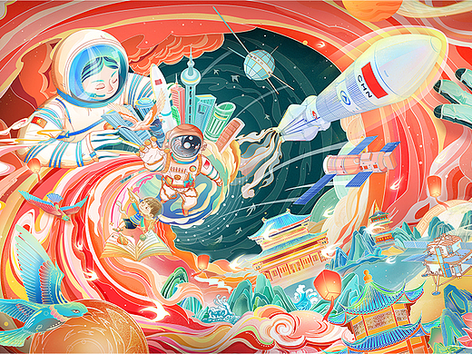 《盗星计划·星河筑梦》中国航天文化创意大赛作品