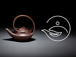 茶艺馆品牌形象、插画、包装