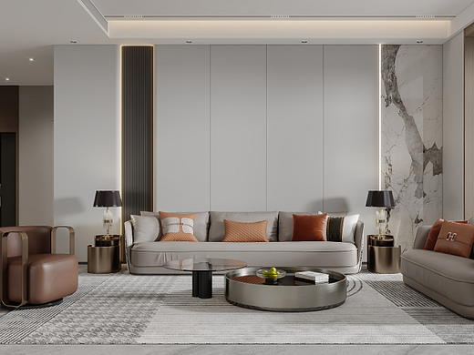 现代大平层（个人主页-ZNjE4MTc3MzY=） - 家装设计 - 站酷设计师韩熙媛原创素材 - 站酷ZCOOL