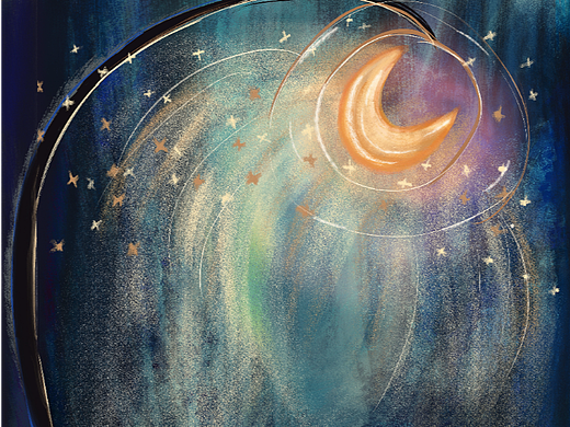 提着月亮去露营