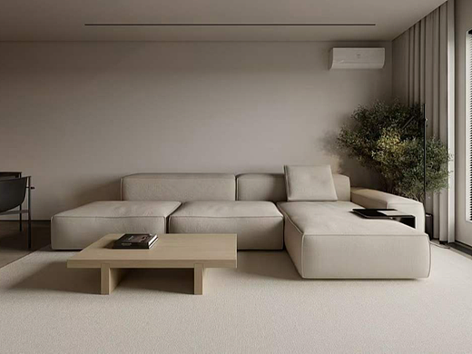 米色极致空间  精致极简的现代生活