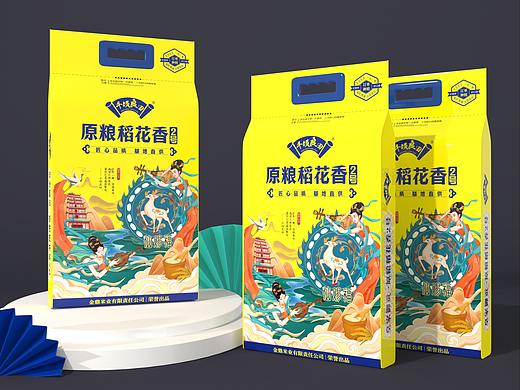 敦煌大米包装设计