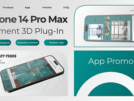 AE模板|创意动态移动主题手机发布视频宣传广告特效