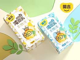 開鑫浓豆乳包装设计—豆浆包装设计 乳品饮品包装设计