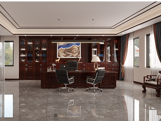 图匠设计- 新中式办公室