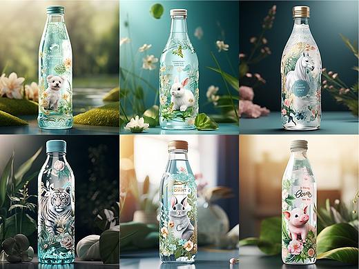 生肖系列矿泉水瓶外包装设计